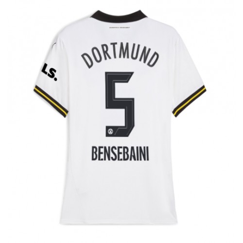 Fotbalové Dres Borussia Dortmund Ramy Bensebaini #5 Dámské Alternativní 2024-25 Krátký Rukáv